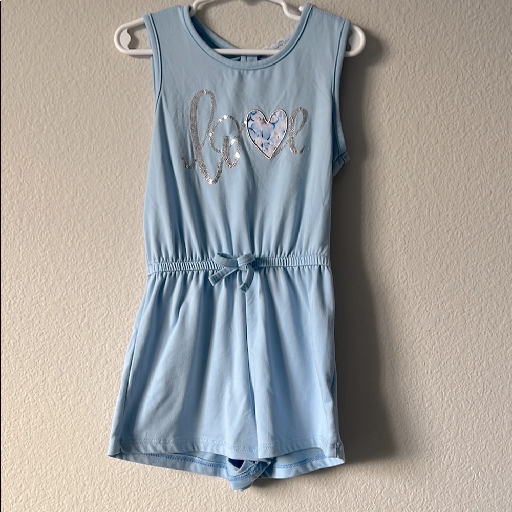 Light Blue Kids Romper